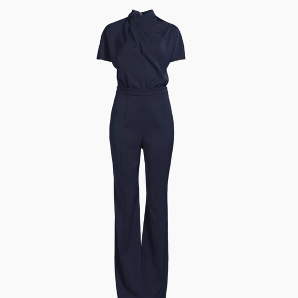 Black Halo Estella High-Neck Jumpsuit
